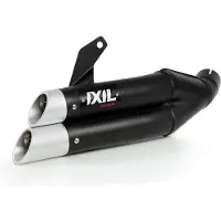 Ixil Silenziatore Omologato Slip On Dual Hyperlow Xl Suzuki Sv 650 S/x 16-21 Stainless Steel