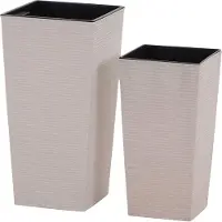 Siena Garden Vaso ECO Nice 30cm bianco