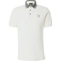 Hackett London per uomo. HM563381 Polo bianca Heritage dalla vestibilità classica (XXL), Bianco, Casual, Cotone, Manica corta