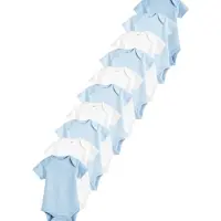 Next Tutina / body per bambino blu / bianco