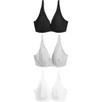 Next Reggiseno grigio chiaro / nero / bianco