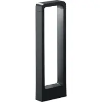 TRIO Lighting Lampione a LED RENO, antracite, altezza 50 cm, metallo, IP54