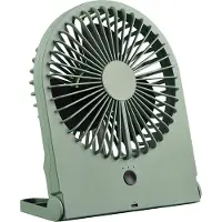 Reality Leuchten Ventilatore da tavolo a batteria Breezy, verde pistacchio, silenzioso