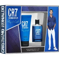 Cristiano Ronaldo Set : CR7 Play It Cool, Eau De Toilette, per uomo, 30 ml + CR7 Play It Cool, detergente, gel doccia, per tutti i tipi di pelle, 150 m