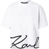 Karl Lagerfeld Karl Signature Hem T-shirt White Taglia: XS | Maglie Sportivi Outlet | Donna | Bianco