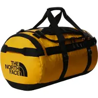 The North Face - Duffel resistente 71L - Base Camp Duffel M Summit Gold TNF Black in Nylon - Giallo