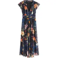 Next Abito navy / arancione
