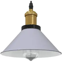 vidaXL Lampada a sospensione Altezza regolabile E27 Grigio Lucido Ø 22 cm Metallo