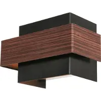 Steinhauer Applique a LED Muro 3368, effetto legno, up/down, G9, 2.700 K