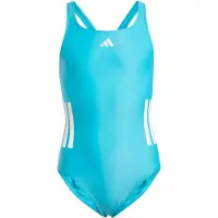 Adidas Kid's 3 Stripes Bold Swimsuit Costume intero Bambini (116, turchese)
