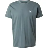 Iriedaily Chestflag Tee T-shirt Uomo (S, grigio)