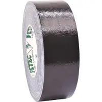Petec Nastro in tessuto Uni 50 m x 48 mm nero