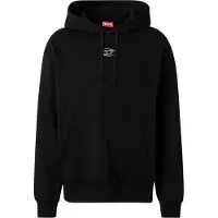 Diesel Felpa in cotone con logo Oval D