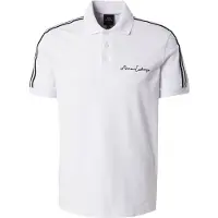 Armani Exchange per uomo. 8NZFSGZJ81Z1100 Polo bianca a tinta unita (M), Bianco, Casual, Cotone, Manica corta
