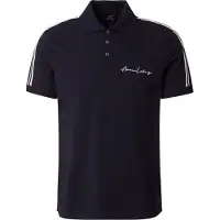 Armani Exchange per uomo. 8NZFSGZJ81Z1510 Polo tinta unita blu scuro (M), Casual, Cotone, Manica corta, Navy