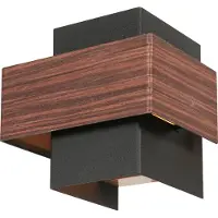 Steinhauer Applique a LED Muro 3367, effetto legno, up/down, G9, 2.700 K