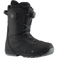 Burton - Scarponi da snowboard - Ruler Boa Wide Black per Uomo - Taglia 43,5 - Nero