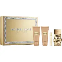 Michael Kors Pour Femme set regalo EDP 100 ml, latte corpo 100 ml, gel doccia 100 ml a miniaturka EDP 10 ml 100ml