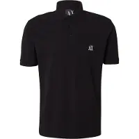 Armani Exchange per uomo. XM000367AF13022UC001 Polo con logo nero (S), Casual, Cotone, Manica corta