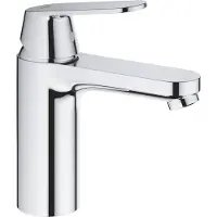 GROHE Eurosmart Cosmopolitan Mitigeur monocommandé pour lavabo, M-Size, saillie 122mm, vidage Push-Open, EcoMode, 23928000, 23928000