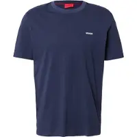 HUGO per uomo. 50466158 Maglietta Dero blu scuro (M), Casual, Cotone, Manica corta, Sostenibile, Navy