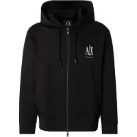 Armani Exchange per uomo. XM000371AF10818UC001 Felpa casual nera (XS), Nero, Sportivo, Cotone, Multisport