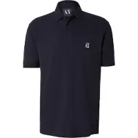 Armani Exchange per uomo. XM000367AF13022UB101 Polo a maniche corte blu navy (XXL), Casual, Cotone, Manica corta