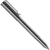 Big Idea Design Ti Arto EDC Pen ARTO-RW Machined Raw Titanium, ultimate refill friendly everyday carry pen, penna EDC facile da ricaricare