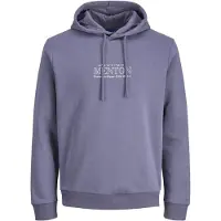 Jack & Jones Felpa Con Cappuccio Stampa Sul Retro