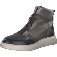 Hispanitas per donna. CHI243654 Sneakers in pelle Picual grigia (36), Basso, Cerniera, Casual, Grigio