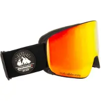 Snowleader - Maschera da sci - Moon Mixed Black Goggle - Nero