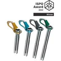 Blue Ice - Viti da ghiaccio - Aero Lite in Alluminio - Taglia 10 cm - Grigio