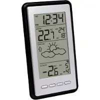 Technoline Techno Line WS 9130-IT - Stazione meteo - senza fili - nera, argento