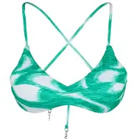 Seafolly Women's Wavelength Cross Back Bralette Parte superiore bikini Donna (34, turchese)