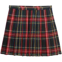 Superdry per donna. W7210169A Minigonna a quadri rossa (S), Rosso, Casual, Poliestere