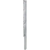 Alberts 970017 Paletto per recinzione con ferro piatto, zincato a caldo, lunghezza 1200 mm, 60 x 40 mm