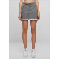 Urban Classics Ladies Heavy Mini Denim Skirt New Grey Washed Taglia: 31 | Gonne di jeans Outlet | Donna | Blu