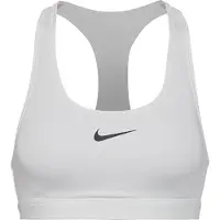 Nike Reggiseno sportivo 'Swoosh' nero / bianco naturale