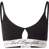 Karl Lagerfeld Hotel Karl Peephole Bralette Black Taglia: XL | Reggiseni Outlet | Donna | Nero