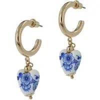 Otazu Delft Blue Earrings White And Blue Taglia: OS | Orecchini Outlet | Donna | Blu
