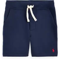 Ralph Lauren per ragazzo. 322806003006 Pantaloncini in pile blu navy con coulisse (6años= 124/134cm), Homewear, Cotone, moda per bambin