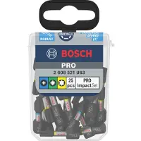 Bosch Accesorios Set Di Bit A Croce Pro Ph/pz/t 25 Mm 25 Pezzi