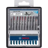 Bosch Accesorios Set Di Lame Per Seghetto Alternativo Pro Metal&alu 92 Mm 10 Pezzi