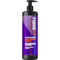 Fudge Clean Blonde Damage Rewind Violet Toning Shampoo - Purple toning shampoo per blonde and highlighted hair 1000ml
