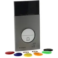 Legrand Posto esterno Bticino 2 fili video/audio LINEA 3000 con transponder per l'apertura della porta, telecamera grandangolare a colori e illuminazione a LED, casa mono o bifamiliare, IP54 IK10, 343091