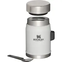 Stanley The Legendary Food Jar + Spork 2.0 14oz, Ash 10-09382-111 contenitore per alimenti con coperchio a vite, 400 ml
