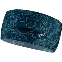 P.A.C. Ocean Upcycling Headband Fascia sportiva per la fronte (L/XL - 58-62 cm, blu)