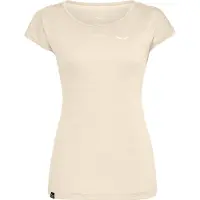 Salewa Women's Puez Melange Dry S/S Tee T-shirt Donna (46, beige)