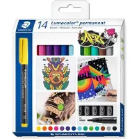 Staedtler Pennarello Lumocolor 317 Assortito 14 Unità