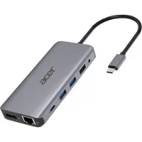 Acer Adattatore Multiporta USB Type-C 12 in 1 | Argento